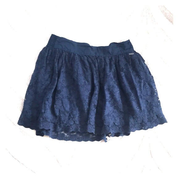 Hollister Navy skirt - Picture 1 of 1